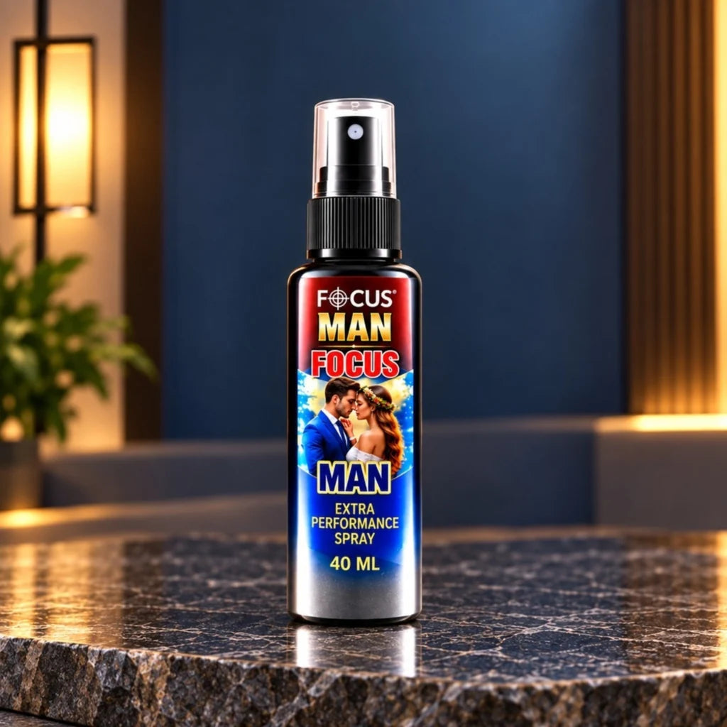 Man Focus(Delay Spray+Silicone Condom)