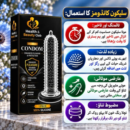 Time Lock(Delay Spray+Silicone Condom)