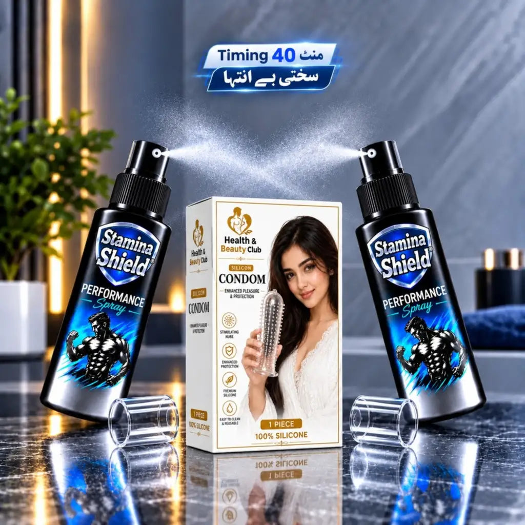 Stamina Shield(Delay Spray+Silicone Condom)