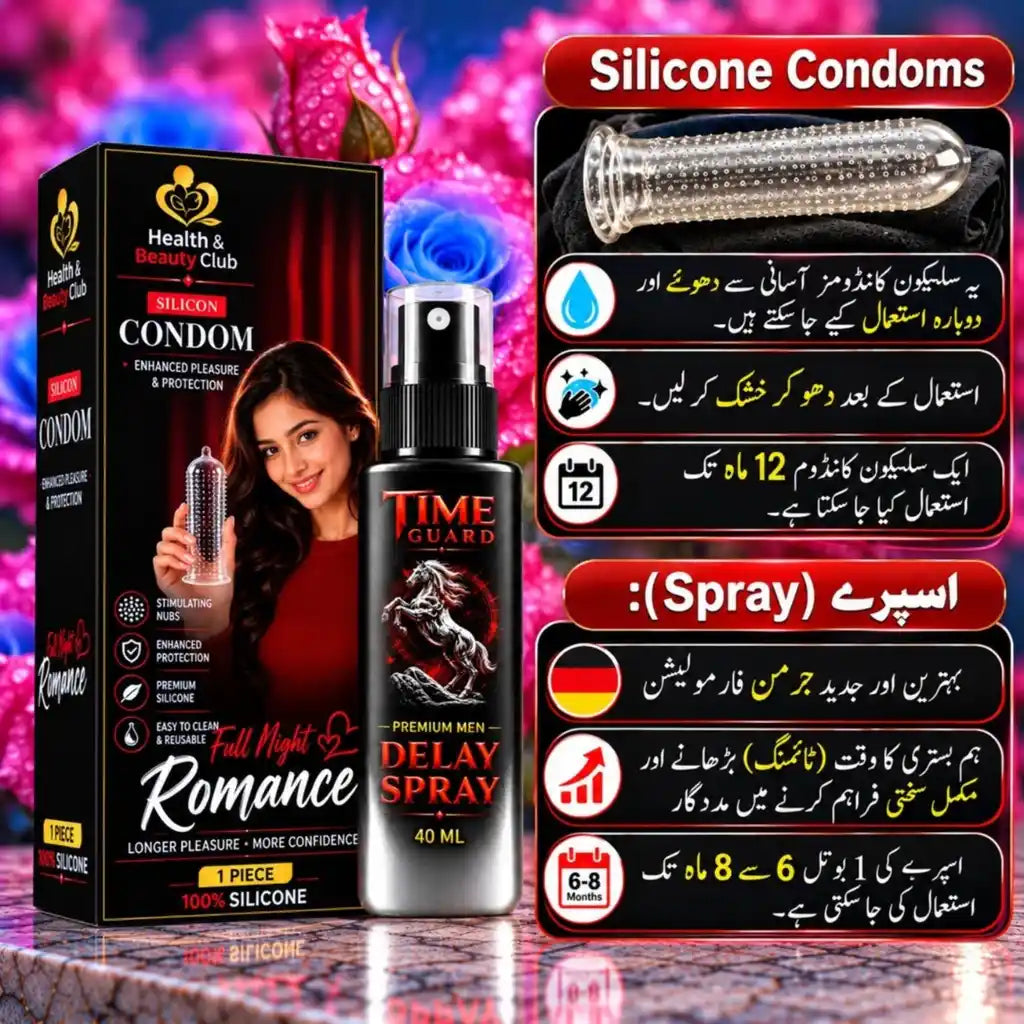Time Guard(Delay Spray+Silicone Condom)