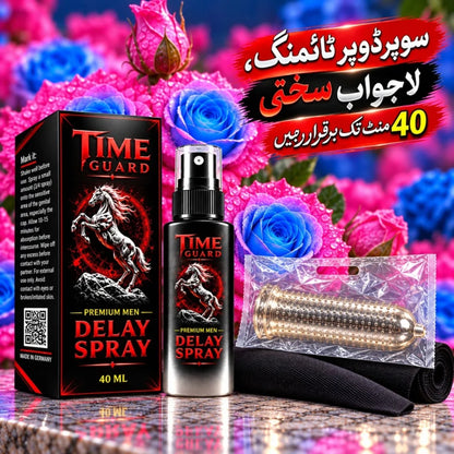 Time Guard(Delay Spray+Silicone Condom)