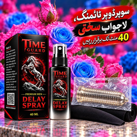 Time Guard(Delay Spray+Silicone Condom)