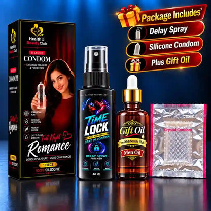 Time Lock (Delay Spray+Silicone Condom)