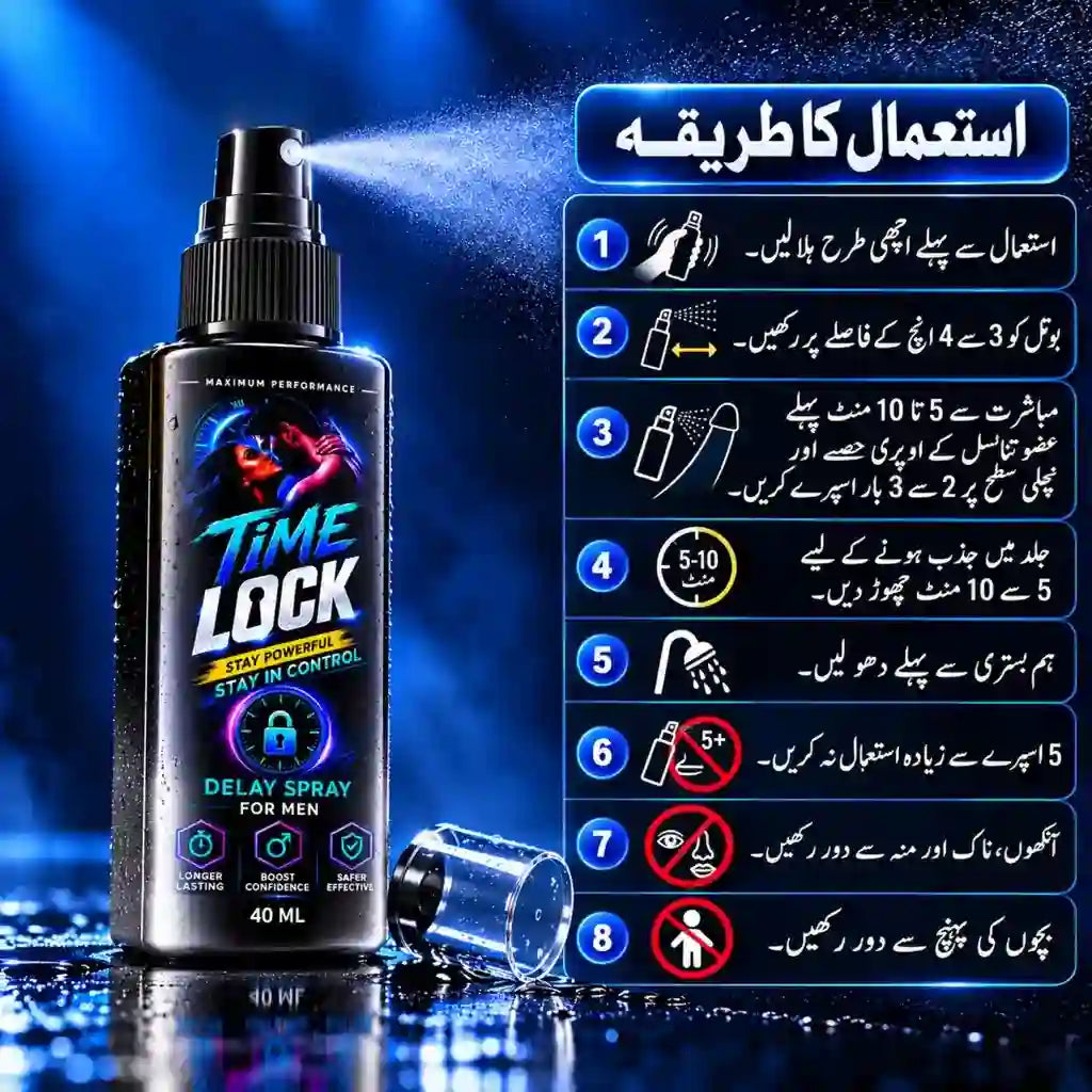 Time Lock (Delay Spray+Silicone Condom)