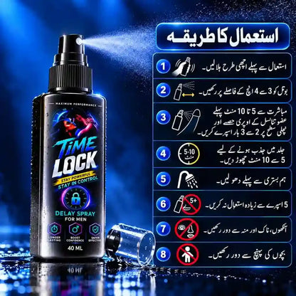 Time Lock (Delay Spray+Silicone Condom)